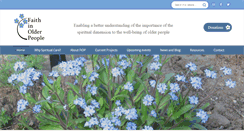 Desktop Screenshot of faithinolderpeople.org.uk